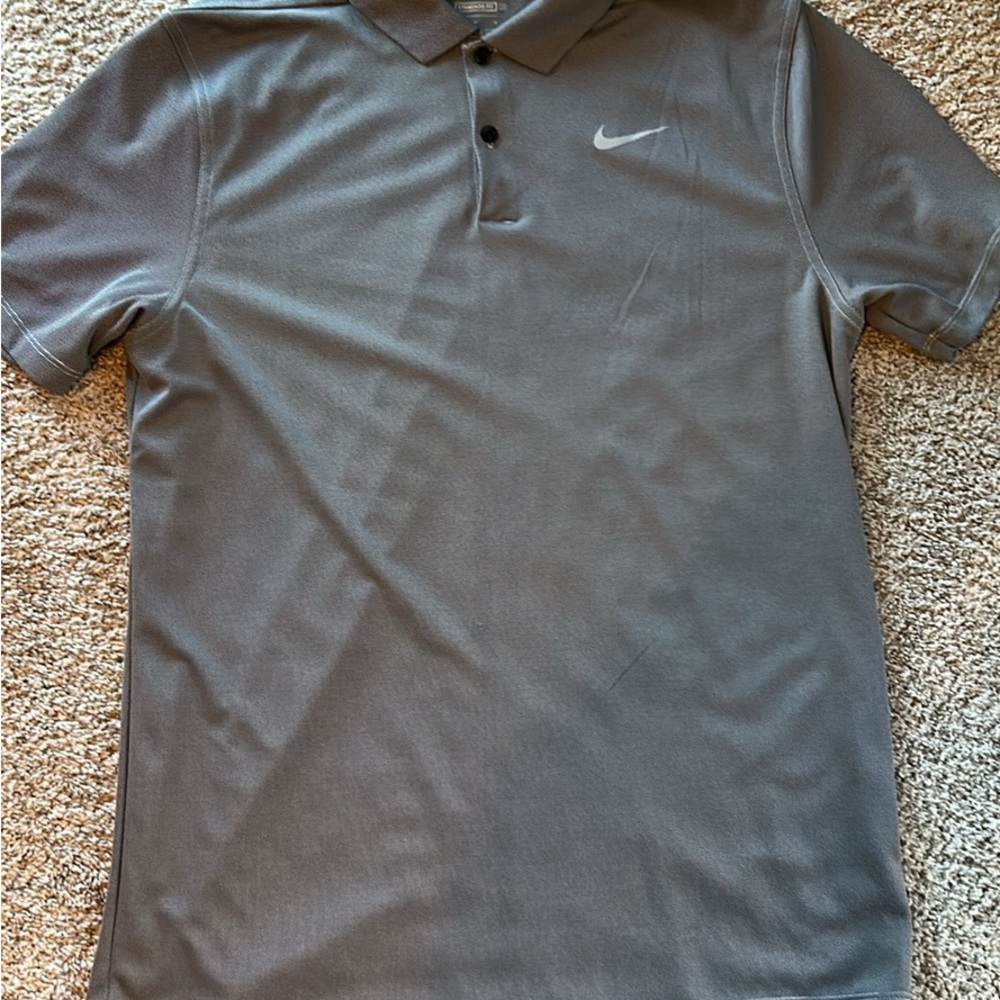 Nike Men's Charcoal Polo Shirt